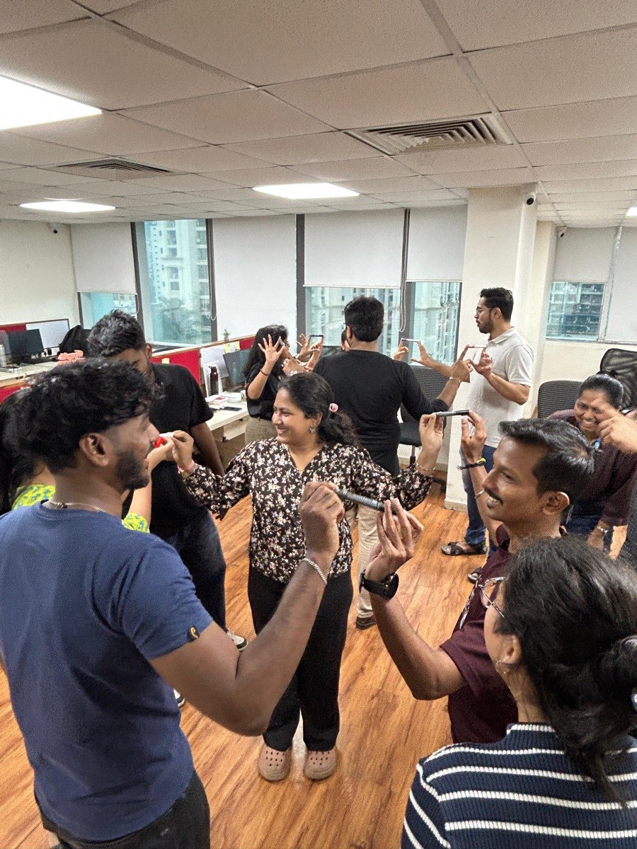 Celebrations on the floor